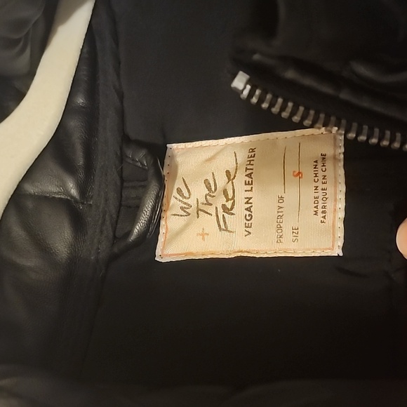 Free People Vegan Leather Dolman Jacket - Picture 9 of 11